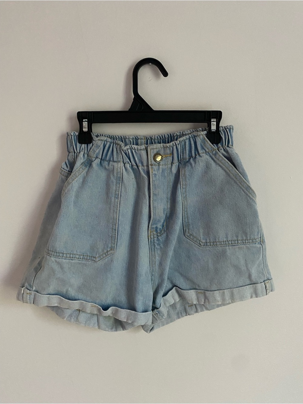 70s Light Wash Denim mom jean Women's Shorts